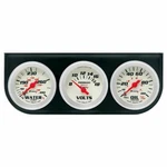 Equus 1-1/2" Gauge Set White 8000 Series Water Temp, Volt, Oil Pressure (8100). Fixed Price $82.00.