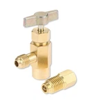 Aupoko R134A Self-sealing Can Tap With Tank Adapter, 1/2 Inch, Gold. Fixed Price $19.49.