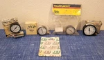 Vtg Lot Of 4 Pressure Gauges Various Brands/sizes Nos/ob/sealed Unused!. Fixed Price $80.00.