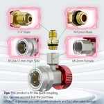 Adapter,adjustable Quick Couplers ADAPTER,R134A Connector 1/4 Inc.... Fixed Price $27.69.