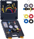 Orion Motor Tech Way Ac Gauge Set For R410A R22 R134A Refrigerant, Valve Aut. Fixed Price $96.39.