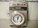 Just Better M2-500 Combination R12 R22 R502 Red 0-500 Psi Gauge 2-3/4". Fixed Price $23.42.