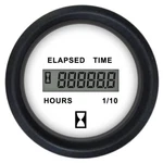 Faria Euro White 2" Hourmeter (10,000 Hrs) (12-32 Vdc) 12913. Fixed Price $76.10.