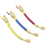 Wtply R134A R410A R22 R12 Charging Hoses And Ball Valve Set Hvac Low Loss.... Fixed Price $33.11.