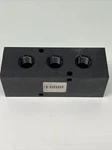 (5 Pk, New) Polyconn PC000-03-1/2 Air Manifold 3-PORT Npt Out 3/4 In. Fixed Price $100.00.