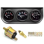 52MM Triple Gauge Set Car CLUSTER(8-16V Volt METER+100-250. Fixed Price $53.14.