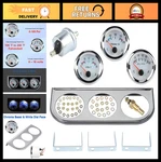 Triple Gauge Kit 2" Water Temp, Oil Pressure & Voltmeter - Auto Marine For. Fixed Price $57.99.