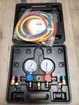 Fjc R134A Deluxe Aluminum A/c Manifold Gauge Set With 60" Hoses #6760SPC60. Fixed Price $158.09.