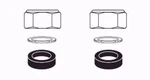 Westwood H7-23 Gauge Glass Repair Kit (nuts Friction & Gg Washers). Fixed Price $8.47.