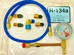 Gauge Kit Made For 30 Lb. Ac Coolant, Screw-on Tank & Hose. Fixed Price $89.95.