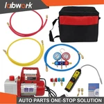 Labwork 4CFM 1/3HP Air Vacuum Pump Hvac + Refrigerant Kit Manifold Gauge Set. Fixed Price $125.02.
