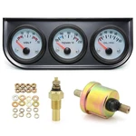 52MM Triple Gauge Set - Oil Pressure, Water Temp, Voltmeter For 12V Cars. Fixed Price $42.71.