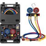 Hvac Way Manifold Gauge Set W/ 5FT Hoses R134A R410A R22 R32 R404A Tool Kit. Fixed Price $51.98.