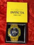 Invicta Or Womens Racing Watch Chrono Digital, Yellow, Plastic Band, 49041. Fixed Price $29.99.