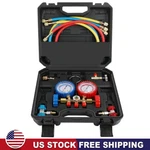Ways Manifold Gauge Set For Ac Refrigeration Charging Hose R134A R22 R12 R502. Fixed Price $32.99.