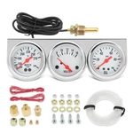 2INCH 52MM Triple Gauge Set, Oil Pressure (0-100PSI) +water Temperature.... Fixed Price $41.46.