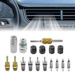 Pleoos Air Conditioning Valve Core Kit For R12 R134A Teflon Seal.... Fixed Price $15.99.