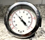 Marshalltown Vintage 4" Pressure Gauge KM03BC325 Made Usa Untested #2. Fixed Price $38.00.
