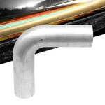 Hps 90 Degree Bend 3" (76MM) Od Aluminum Elbow Tubing Pipe 16GA 4-3/4" Clr. Fixed Price $79.67.