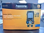 Testo 557S Smart Digital Manifold With Vacuum Kit 4-VALVE Wireless Bluetooth. Fixed Price $685.00.
