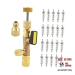 Valve Core Remover Installer Tool With Dual Size 1/4 And 5/16 Port Brass Gold. Fixed Price $19.43.