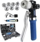 Hydraulic Copper Tube Expander Kit With 7 Heads, 3/8" To 1-1/8" Range. Fixed Price $233.99.