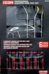 Icon Professional Radiator Hose Pick Set ,6PC Different Lengths And Tips. Fixed Price $86.75.
