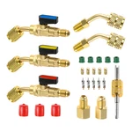 Air Conditioner Angled Ball Valve Adapter Fitting For R410A R134A R22 Hvac. Fixed Price $29.92.