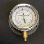 Cleaver Brooks Pressure Gauge 1/4 Npt Brass 30-150 Psi 850-00013-000. Fixed Price $15.00.