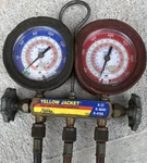 Yellow Jacket Test Charging Manifold Gauge Set R-22 R-404A R-410A 2-VALVE. Fixed Price $57.50.