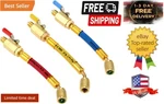 R134A R410A R22 R12 Charging Hoses And Ball Valve Set Hvac Low Loss Fittings New. Fixed Price $30.88.