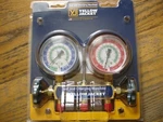 Yellow Jacket, Ritchie Valve Manifold Gauges For R12, R22, R502, 41212, New. Fixed Price $69.95.