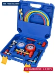 Nilight A/c Manifold Gauge Set Fits For R134A R12 R22 R502 3-WAY Auto Hvac Diagn. Fixed Price $55.32.