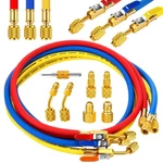Pcs Ac Manifold Gauge Hose With R410A Mini Split Adapter Tank Refr.... Fixed Price $64.62.