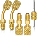 Fanovo Mini Split Adapter, R410A Straight & Angled Charging Vacuum.... Fixed Price $23.77.