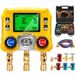 Digital Hvac Manifold Gauge Set R134A R1234YF Quick Couplers Vivohome R410 R454B. Fixed Price $209.99.
