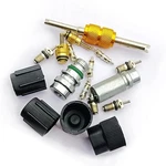 17PCS Air Conditioning Valve Core Kit For R12 And R134A, Ser.... Fixed Price $34.43.