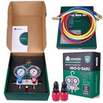 Hvac Manifold Gauge Set, Charging Kit With 5FT Hoses, Brass Body, Ca.... Fixed Price $82.27.