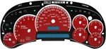 Auto Electronix Red Custom Gauge Face Overlay 2003-2005 Replacement For Cadil.... Fixed Price $83.68.