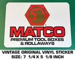 Matco Premium Tool Boxes - Vintage Original Vinyl Decal Sticker Automotive. Fixed Price $10.14.