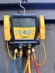 Fieldpiece SM480V Digital Wireless Manifold Gauge For R32, Hoses, Clamps. Fixed Price $650.00.