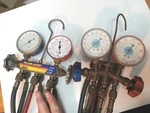 Lot Of 2 Yellow Jacket Refrigeration Gauges Hvac Untested. Fixed Price $99.95.