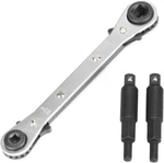 Hvac Service Wrench, Refrigeration With 2 Pcs Hexagon Bit Adapter,. Fixed Price $14.69.