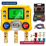 Vivohome Digital Hvac Manifold Gauge Set With R134A R1234YF Quick Couplers And. Fixed Price $209.46.