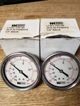 Weiss LF251-V30-4B 30-0-30 Psi&kpa 1/4" Back Liquid-filled Service Gauge-qty.. Fixed Price $42.00.