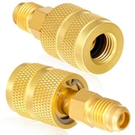 Otoolling Pcs R-410A 134A R22 R290 R600A Refrigerant Brass Adapter 1/4".... Fixed Price $49.99.