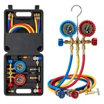 Wisscool Hvac Manifold Set For R134 R22 R12 R502, With 5FT Ho.... Fixed Price $77.65.