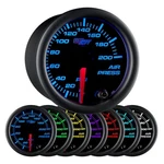 Glowshift Black 7 Color 200 Psi Mechanical Air Pressure Gauge For Ride Su.... Fixed Price $67.64.