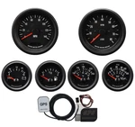 Motor Racing Vd 6 Gauge Set Gps Speedometer Mph F Psi White Led 85MM 52MM. Fixed Price $259.34.