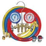 Mastercool 84772-G Brass R134A Way Manifold Gauge Set With 72" Hoses. Fixed Price $187.83.